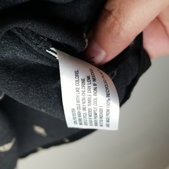 Ava & Viv Sleeveless waterfall front black Top blouse size 20/22 🎯 - Picture 7 of 7